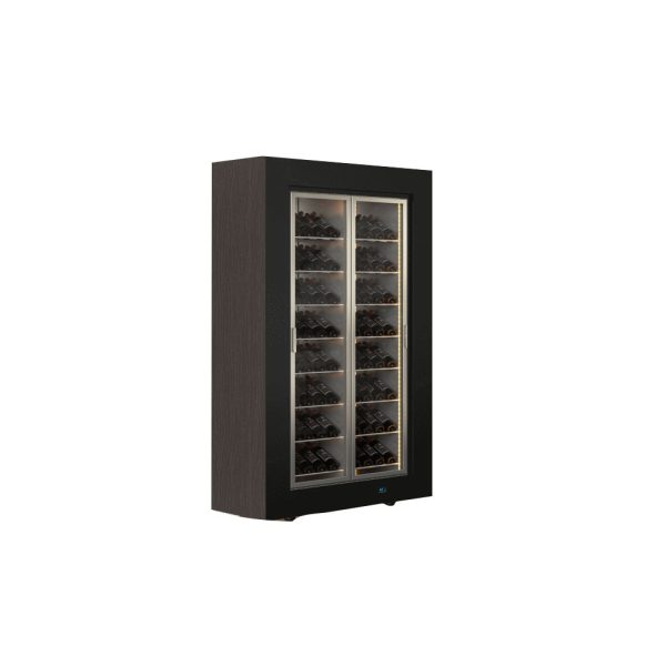 Wine Accomplis - Della Marta - MOD Black Linear Frame with Loft Wenge Side Panel